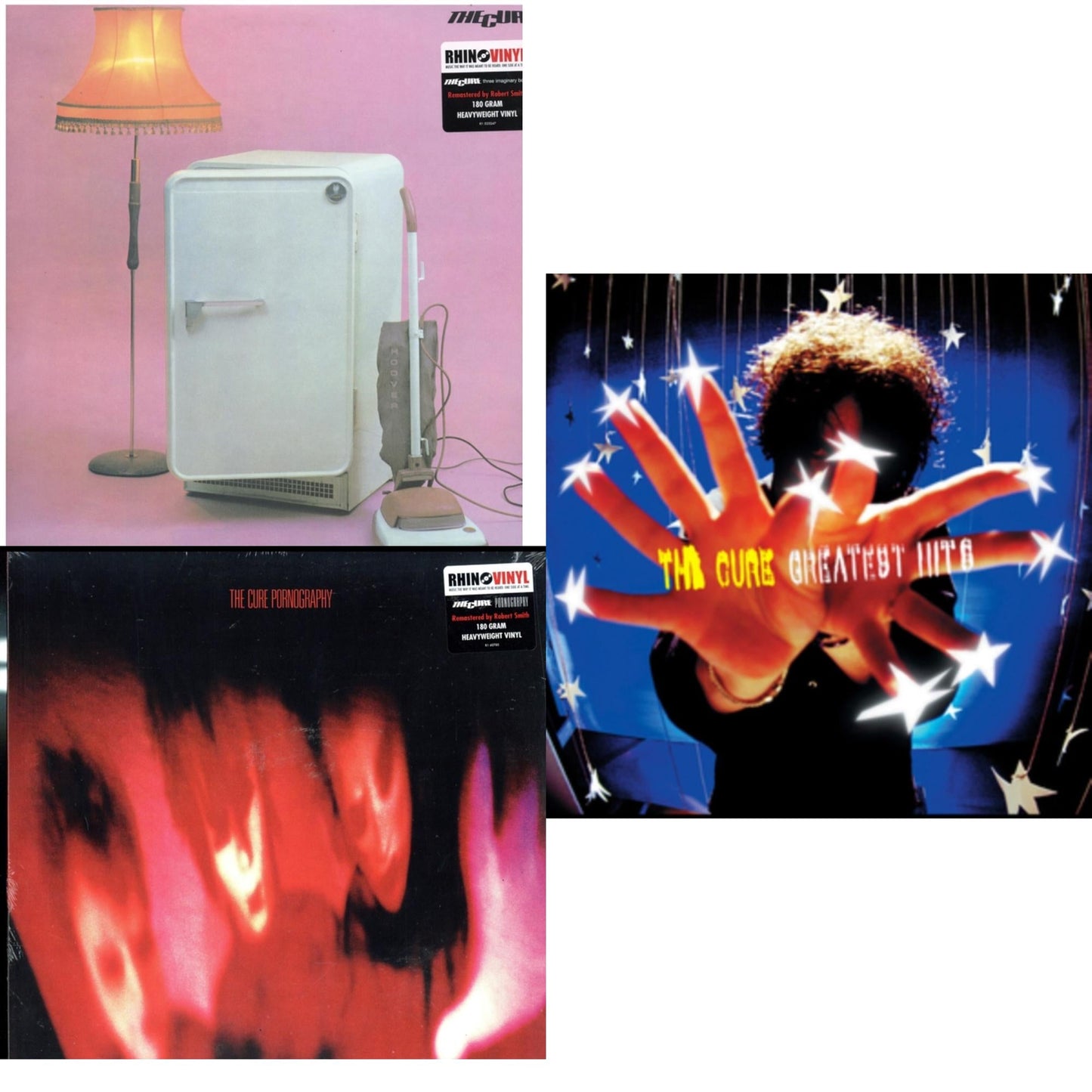 Cure - Greatest Hits (2LP) & Three Imaginary Boys (180G) & Pornography (180G)