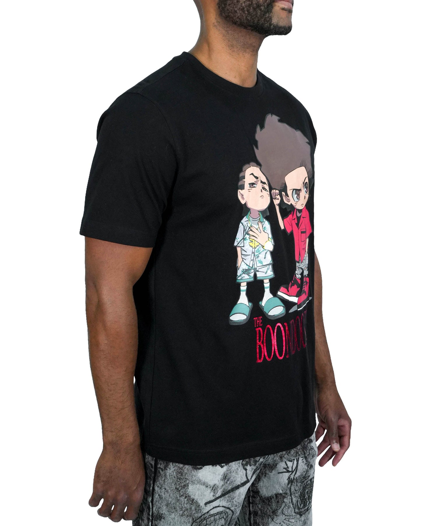 The Boondocks Brothers Black Mens T Shirt