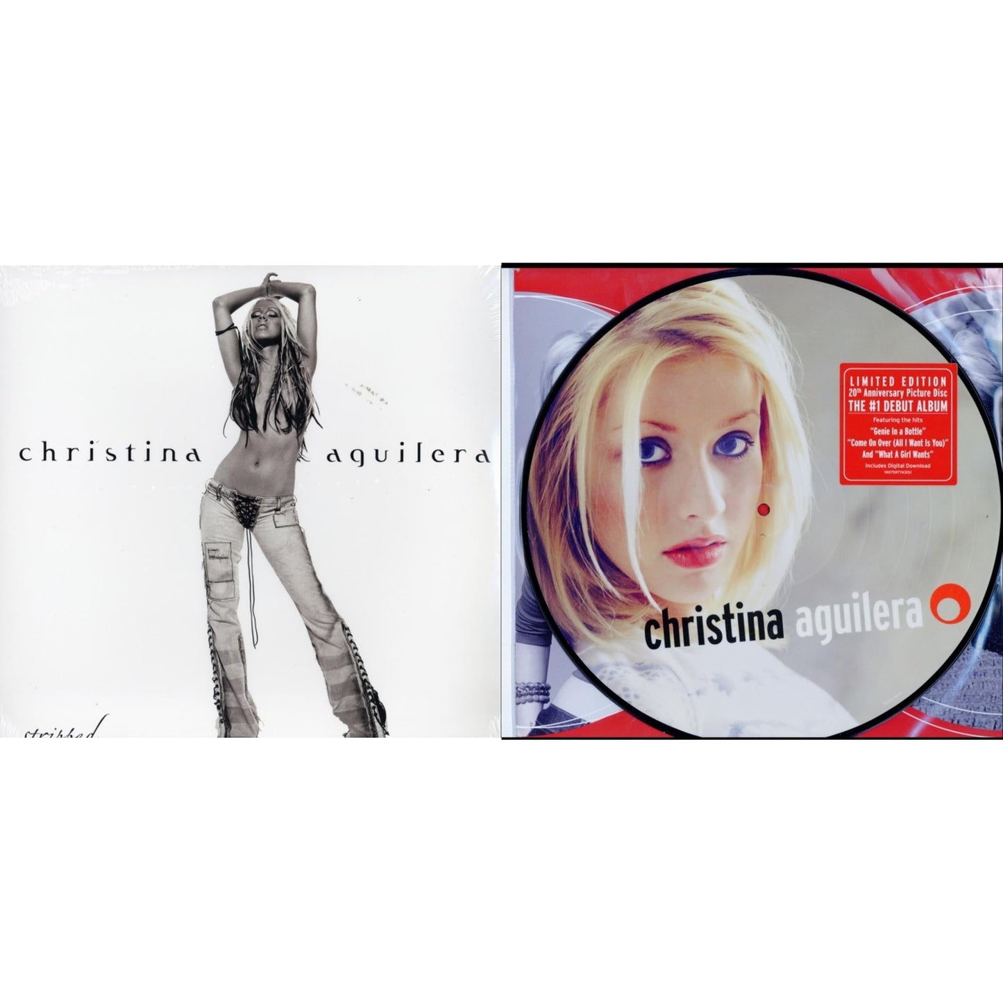 Christina Aguilera - Stripped & Christina Aguilera (Picture Disc) - LP Vinyl Bundle