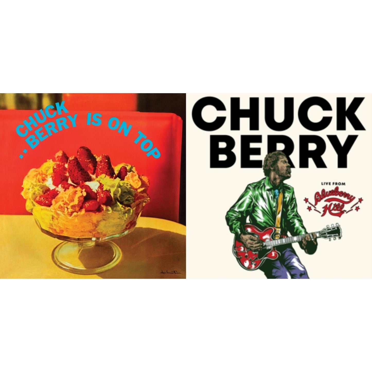 Chuck Berry - Berry Is On Top (180G/Red LP Vinyl/Limited/Anniversary Edition) & Live From Blueberry Hill