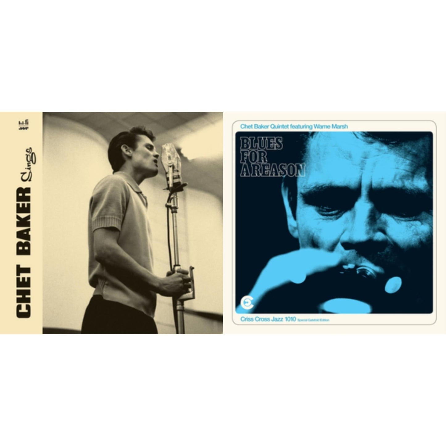 Chet Baker - Blues For A Reason (Feat. Warne Marsh) & Chet Baker Sings - LP Vinyl Bundle