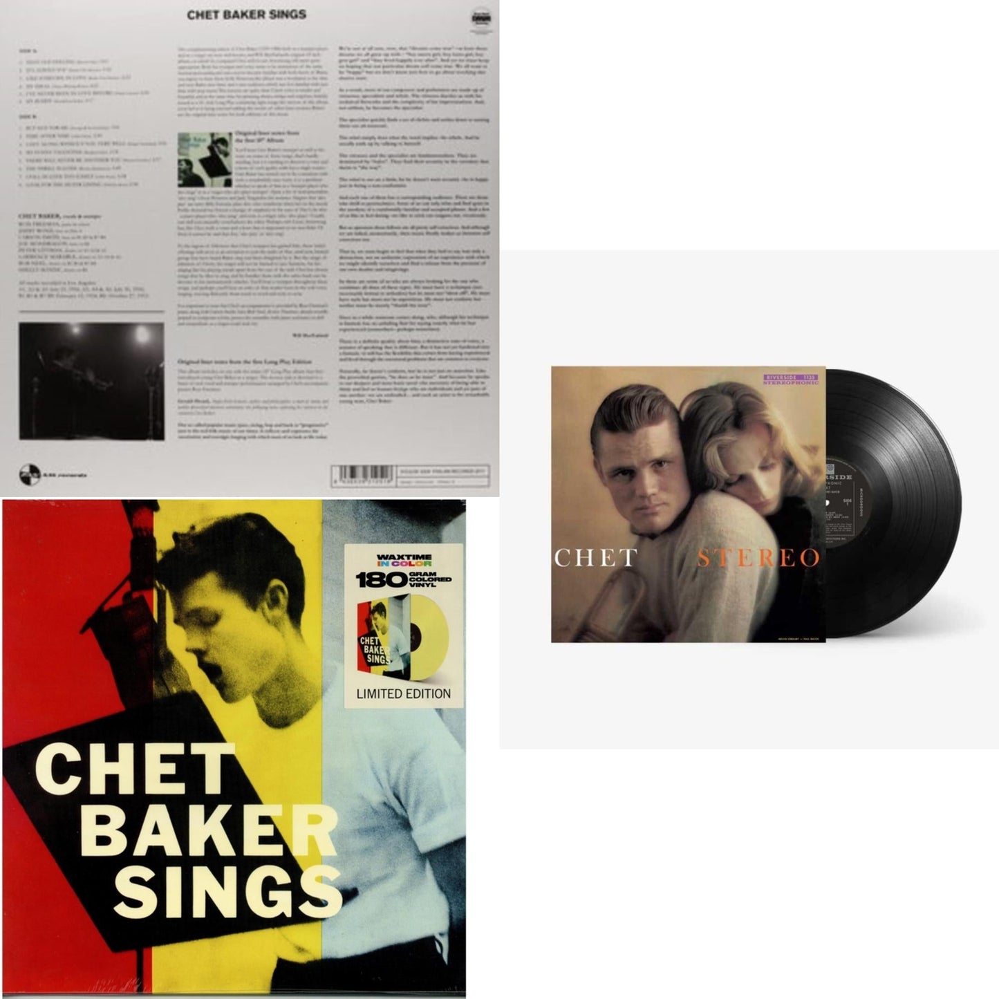 Chet Baker - Sings & Sings (180G/Limited/Yellow LP Vinyl) & Chet