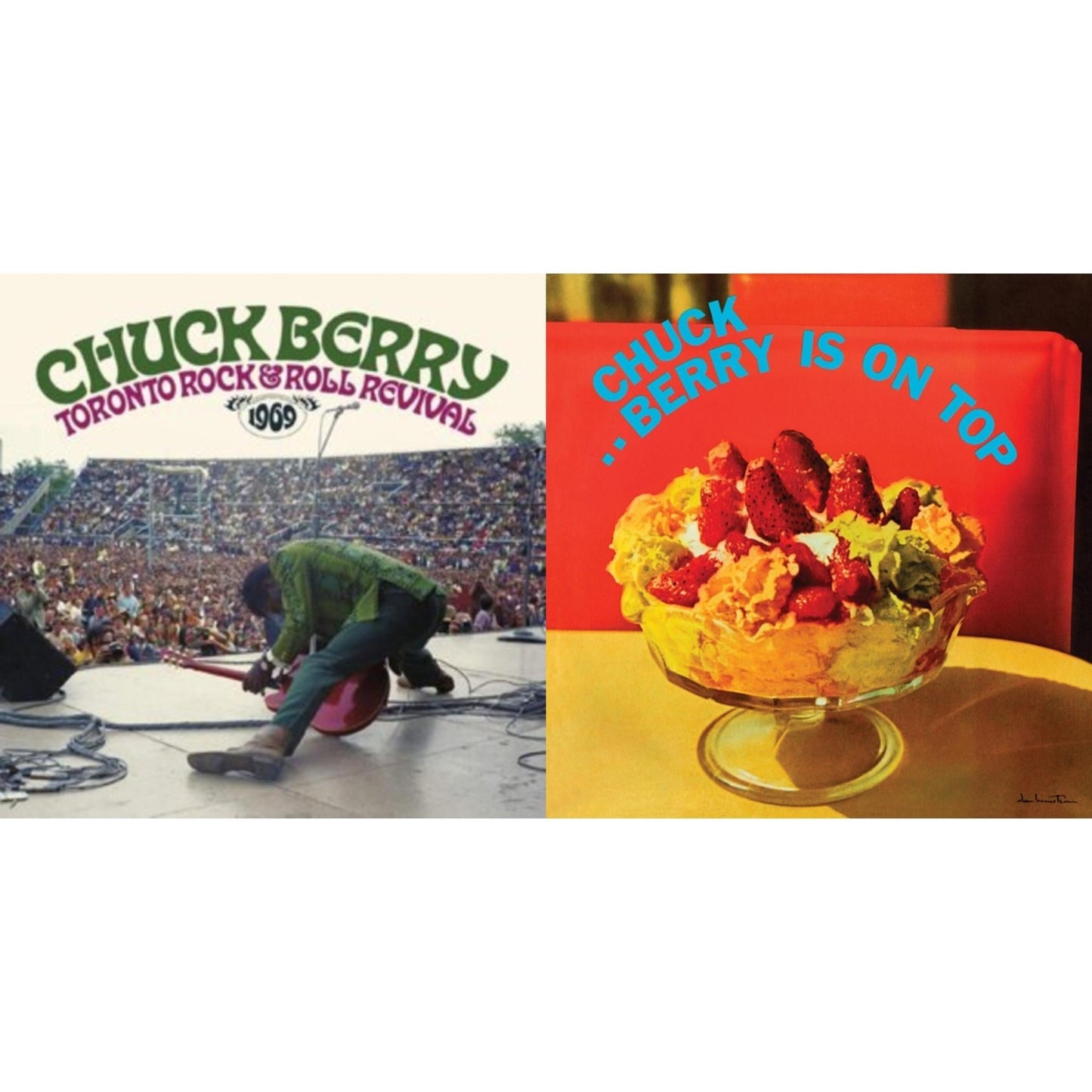 Chuck Berry - Toronto Rock 'N' Roll Revival 1969 (Swirl Vinyl/2LP) & Berry Is On Top (180G/Red LP Vinyl/Limited/Anniversary Edition)