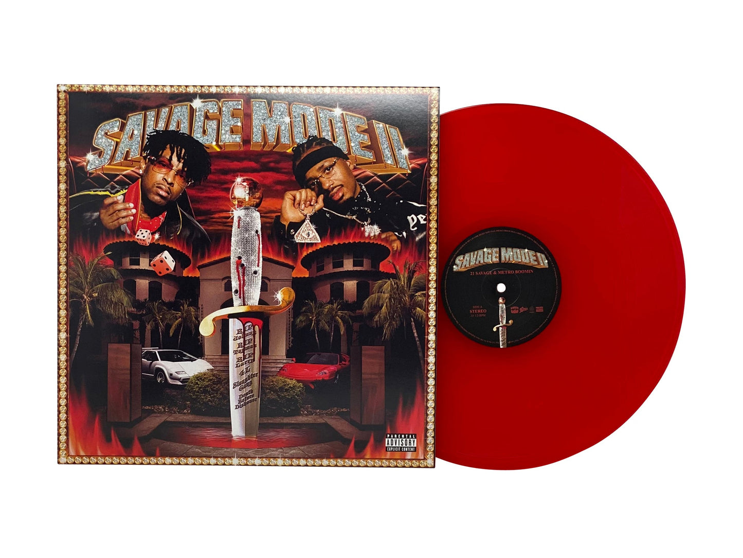 21 Savage & Metro Boomin - Savage Mode II (Limited Edition Red Vinyl) Vinyl Record