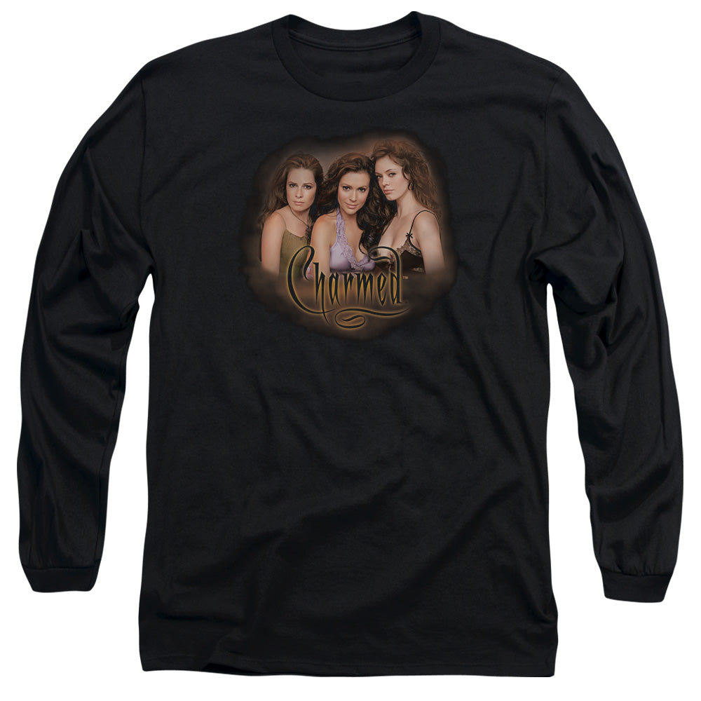 Charmed Okin Mens Long Sleeve Shirt Black Officially Licensed