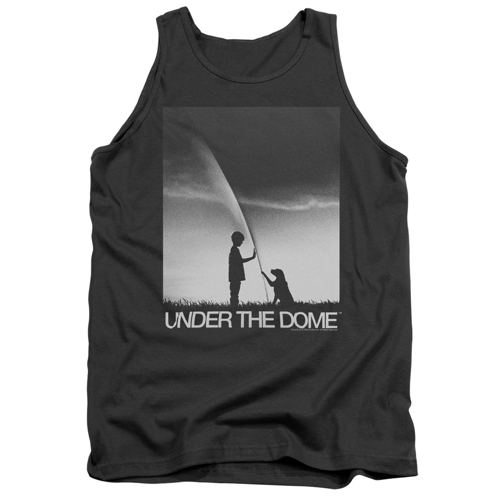 Under The Dome Im Speilburg Mens Tank Top Shirt Charcoal Officially Licensed