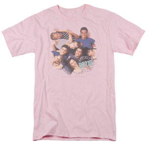 90210 Gang In Logo Mens T Shirt Pink