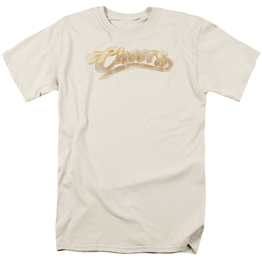 Cheers Cheers Distressed Mens T Shirt Sand