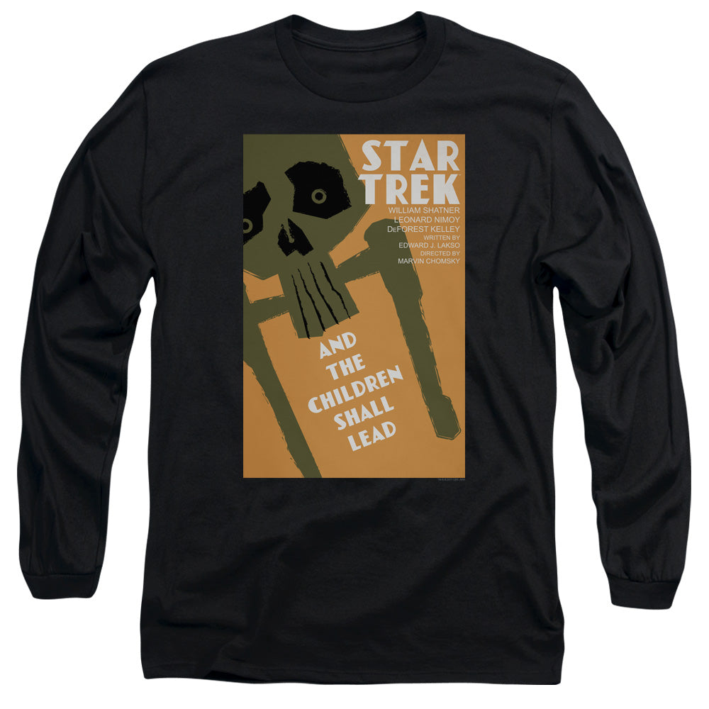 Star Trek Tos Episode 59 Mens Long Sleeve Shirt Black Officially Licensed