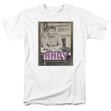 Load image into Gallery viewer, Andy Griffith Show Andy Mens T Shirt White