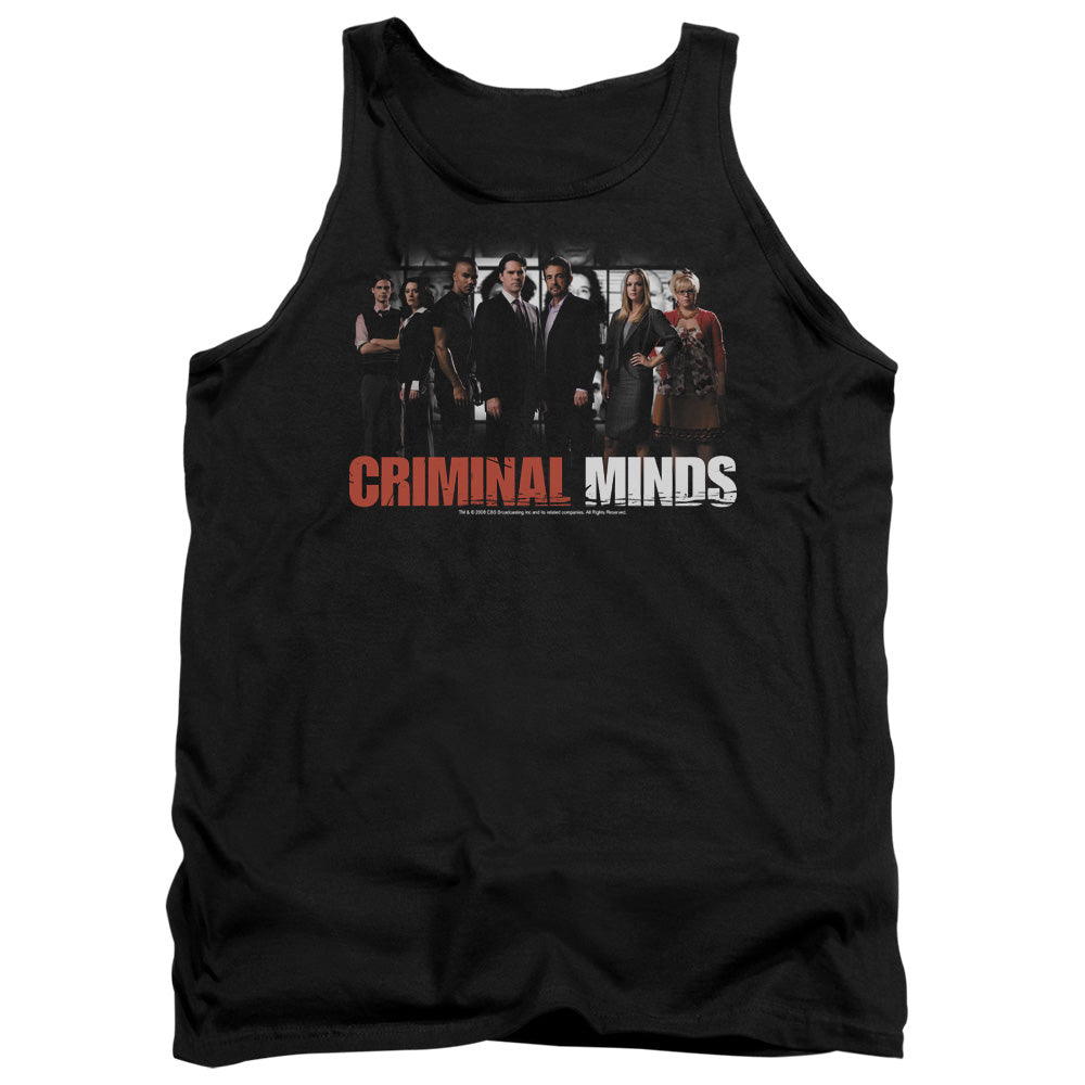 Criminal Minds The Brain Trust Mens Tank Top Shirt Black Officially Licensed