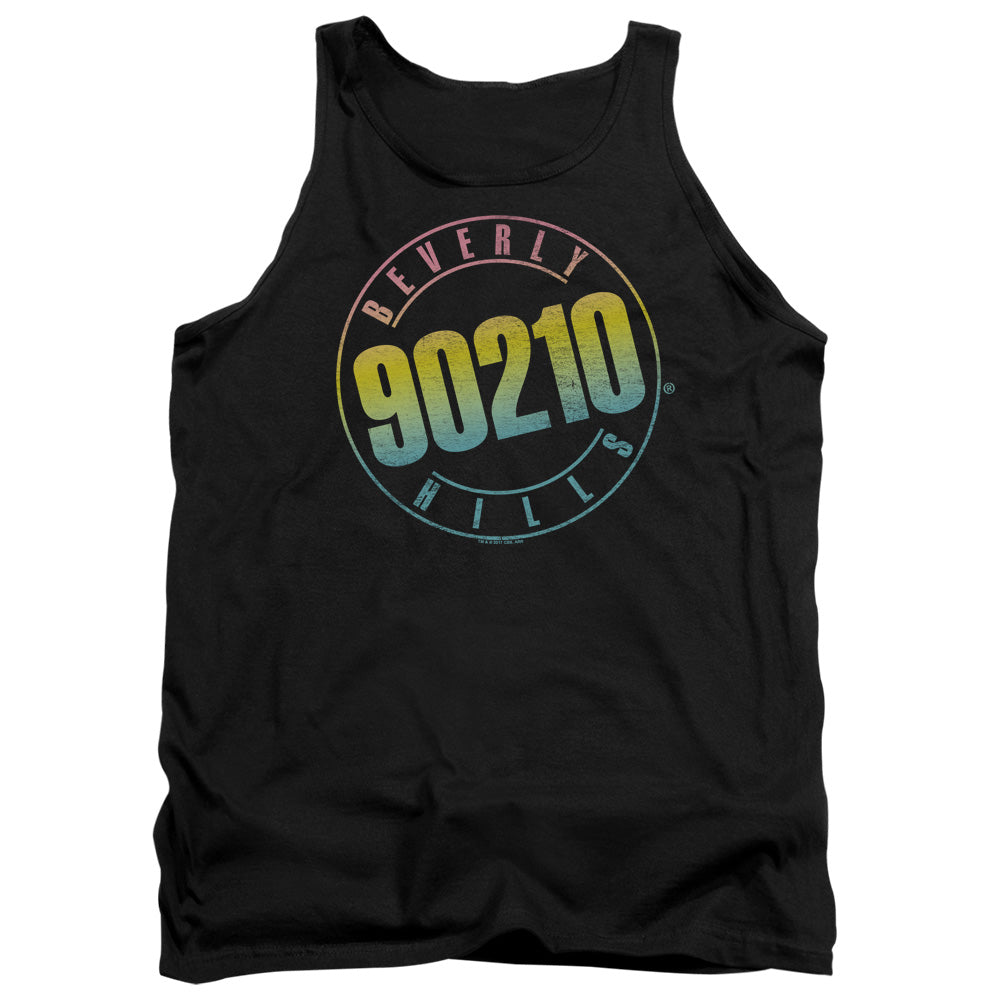 90210 Color Blend Logo Mens Tank Top Shirt Black Officially Licensed