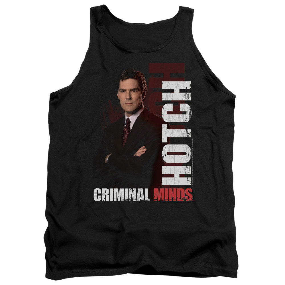 Criminal Minds Hotch Mens Tank Top Shirt Black Officially Licensed