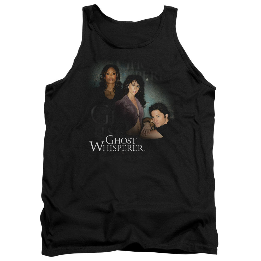 Ghost Whisperer Diagonal Cast Mens Tank Top Shirt Black Officially Licensed
