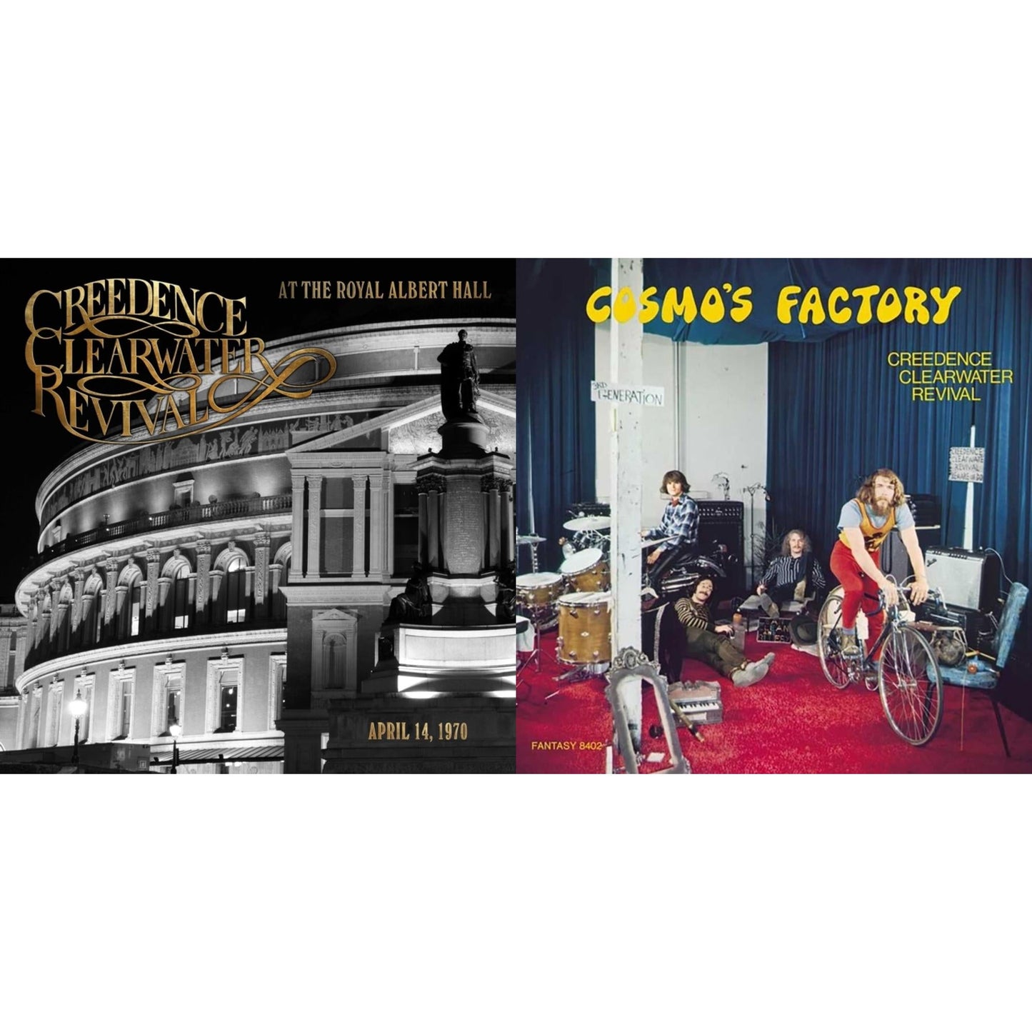 Creedence Clearwater Revival - Cosmo's Factory (180G) & At The Royal Albert Hall (Deluxe) (2CD/2LP/Blu-Ray)