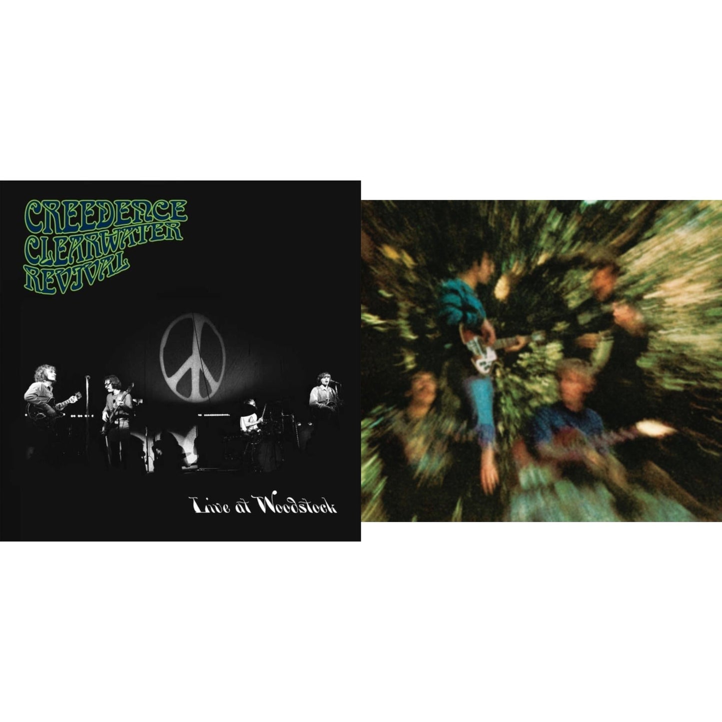 Creedence Clearwater Revival - Live At Woodstock (2 LP) & Bayou Country