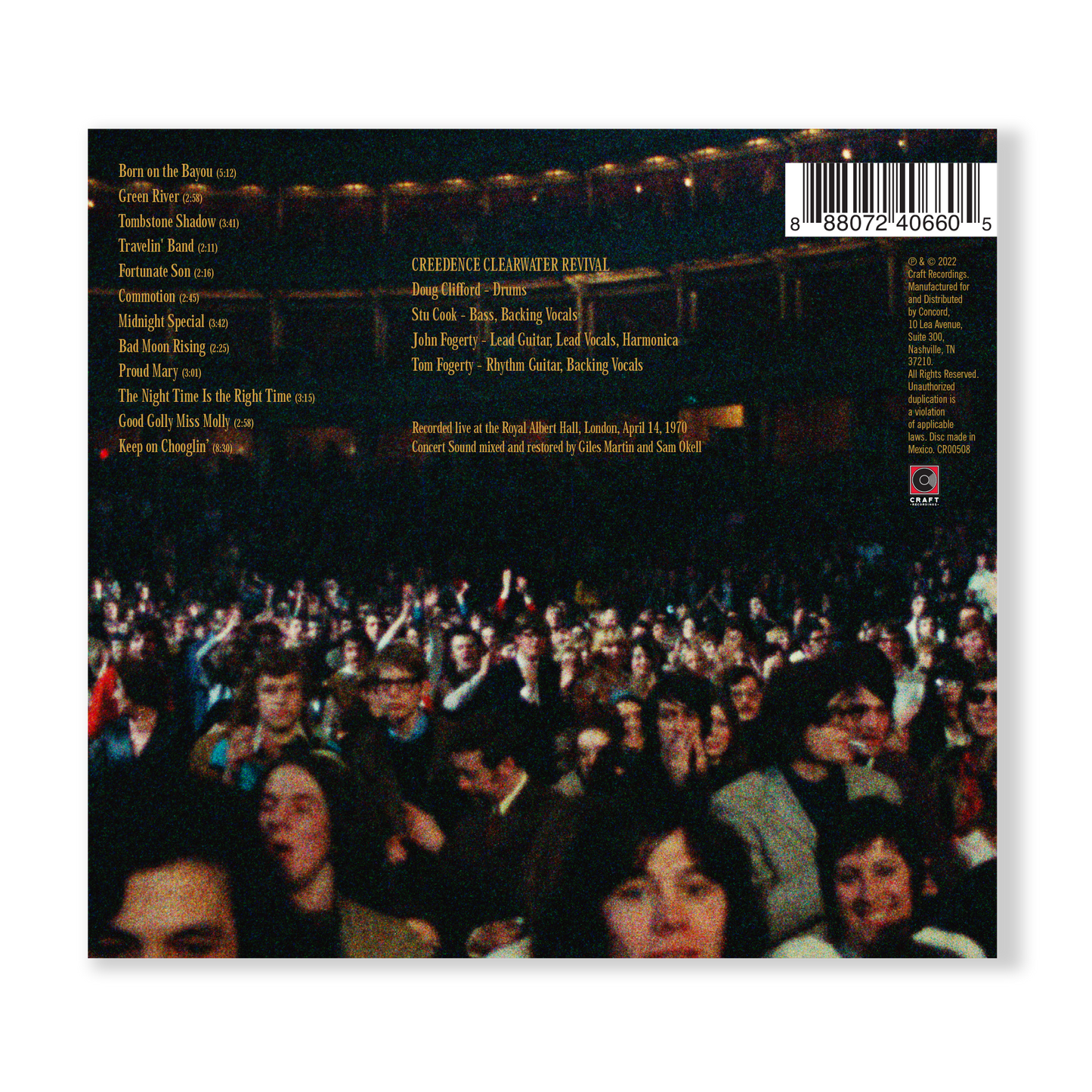 At The Royal Albert Hall Music CD