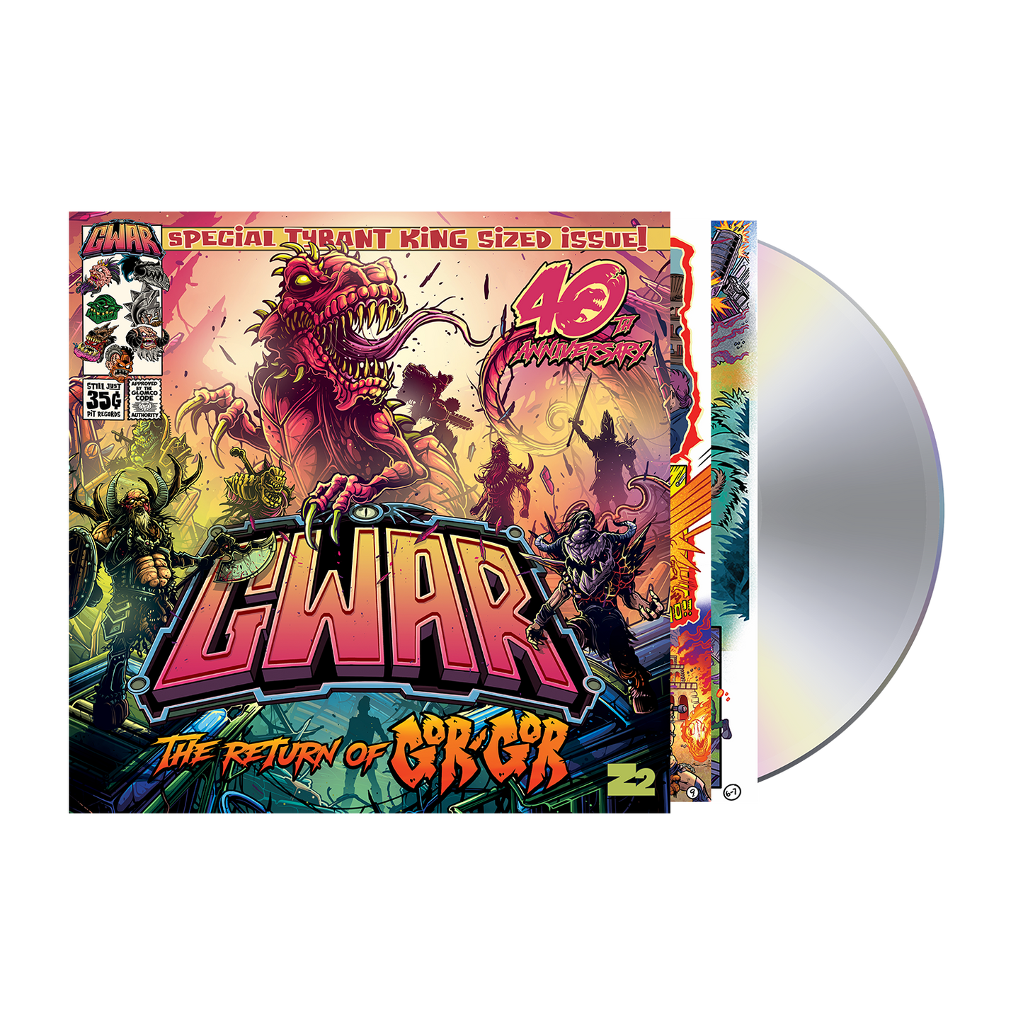 GWAR 'The Return of Gor Gor' Music CD