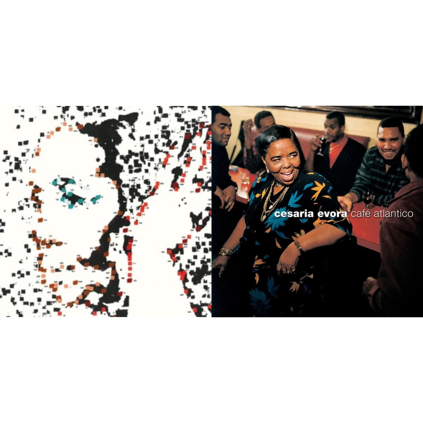 Cesaria Evora - Club Sodade (2LP/180G/Red Vinyl) & Café Atlantico (2LP/180G/Flaming Vinyl)