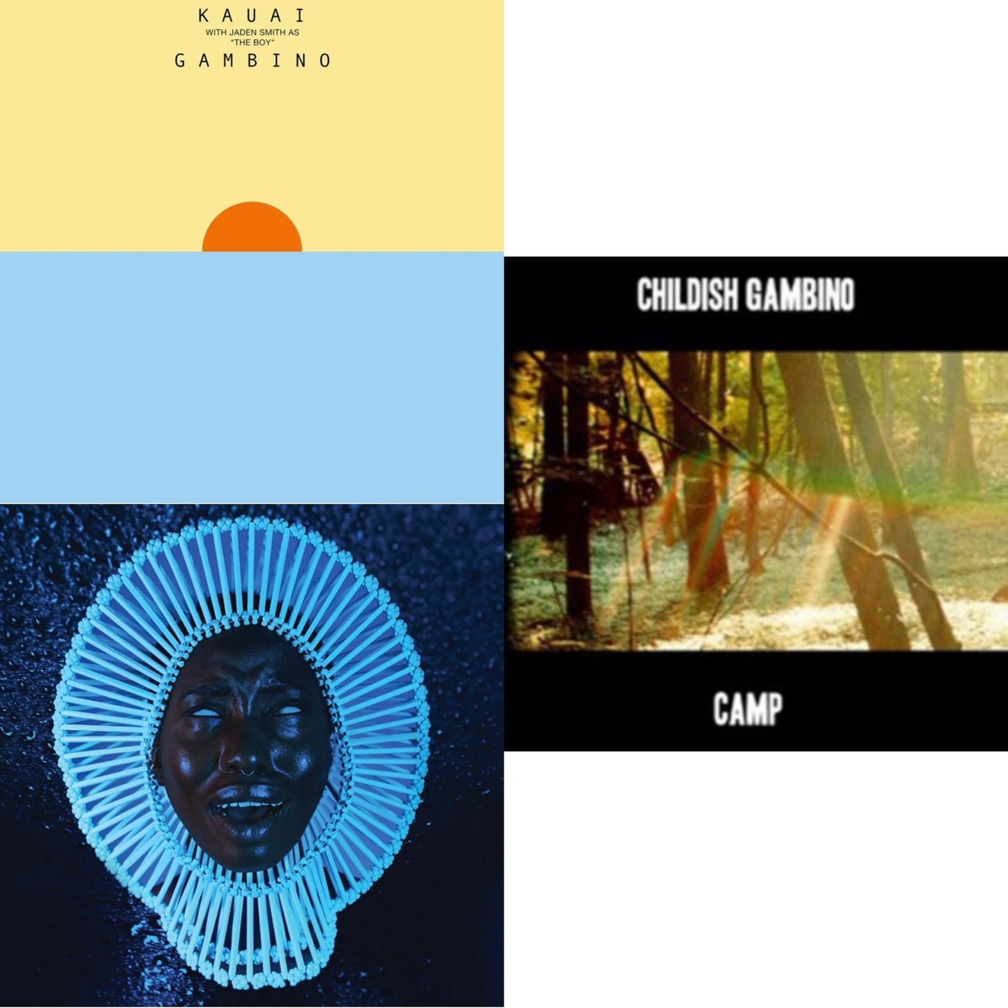 Childish Gambino - Kauai & Awaken, My Love & Camp - LP Vinyl Bundle