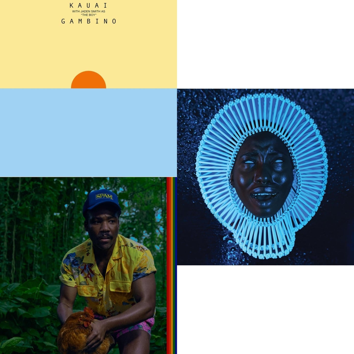 Childish Gambino - Bando Stone & The New World (X) (2LP/Opaque Black Vinyl) & Kauai & Awaken, My Love