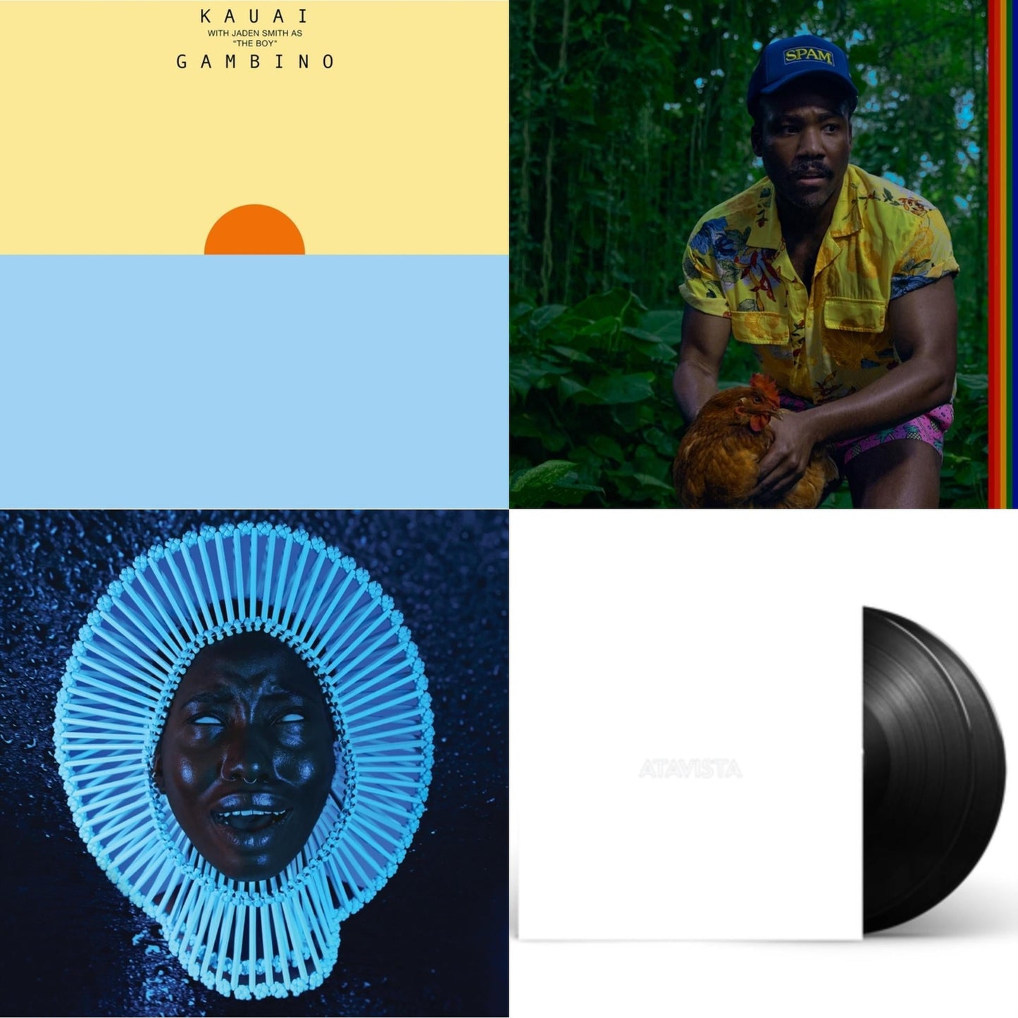 Childish Gambino - Atavista (X) (2LP) & Bando Stone & The New World (X) (2LP/Opaque Black Vinyl) & Kauai & Awaken, My Love