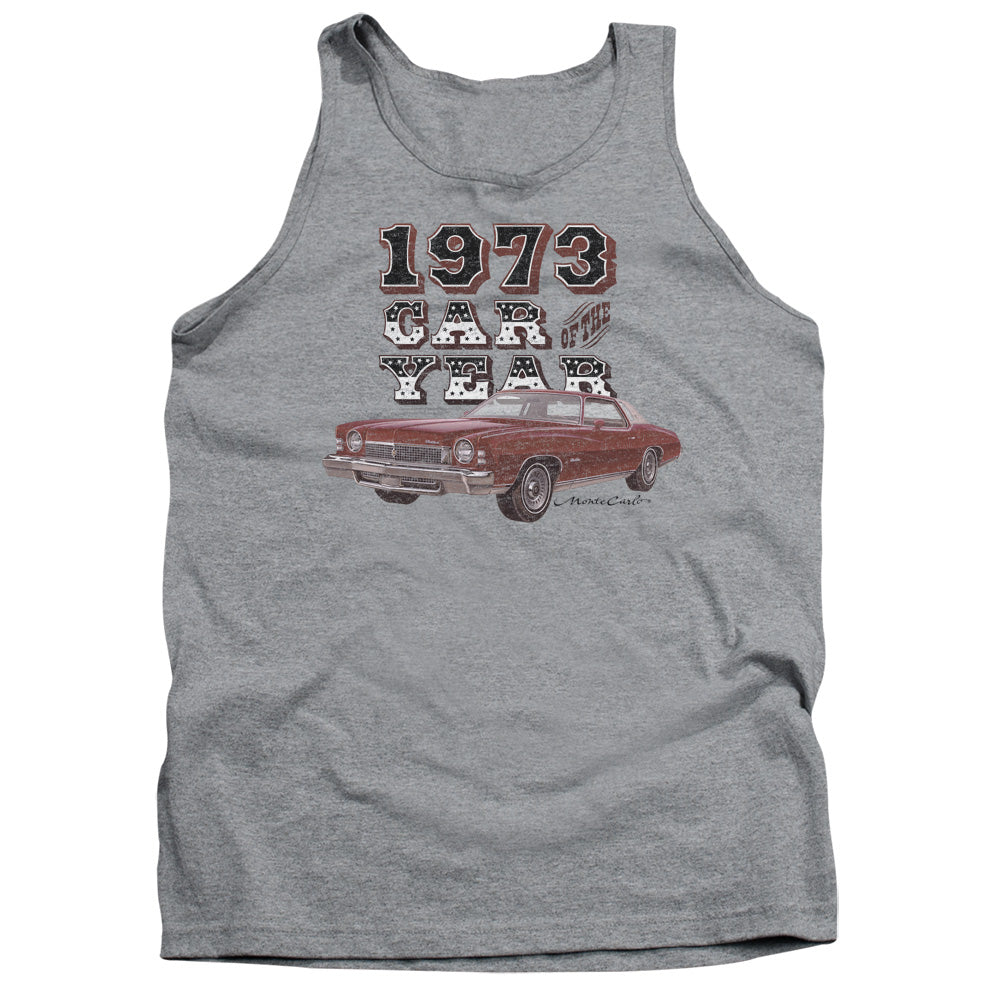 Chevrolet Car Of The Year Mens Tank Top Shirt Athletic Heather Officially Licensed