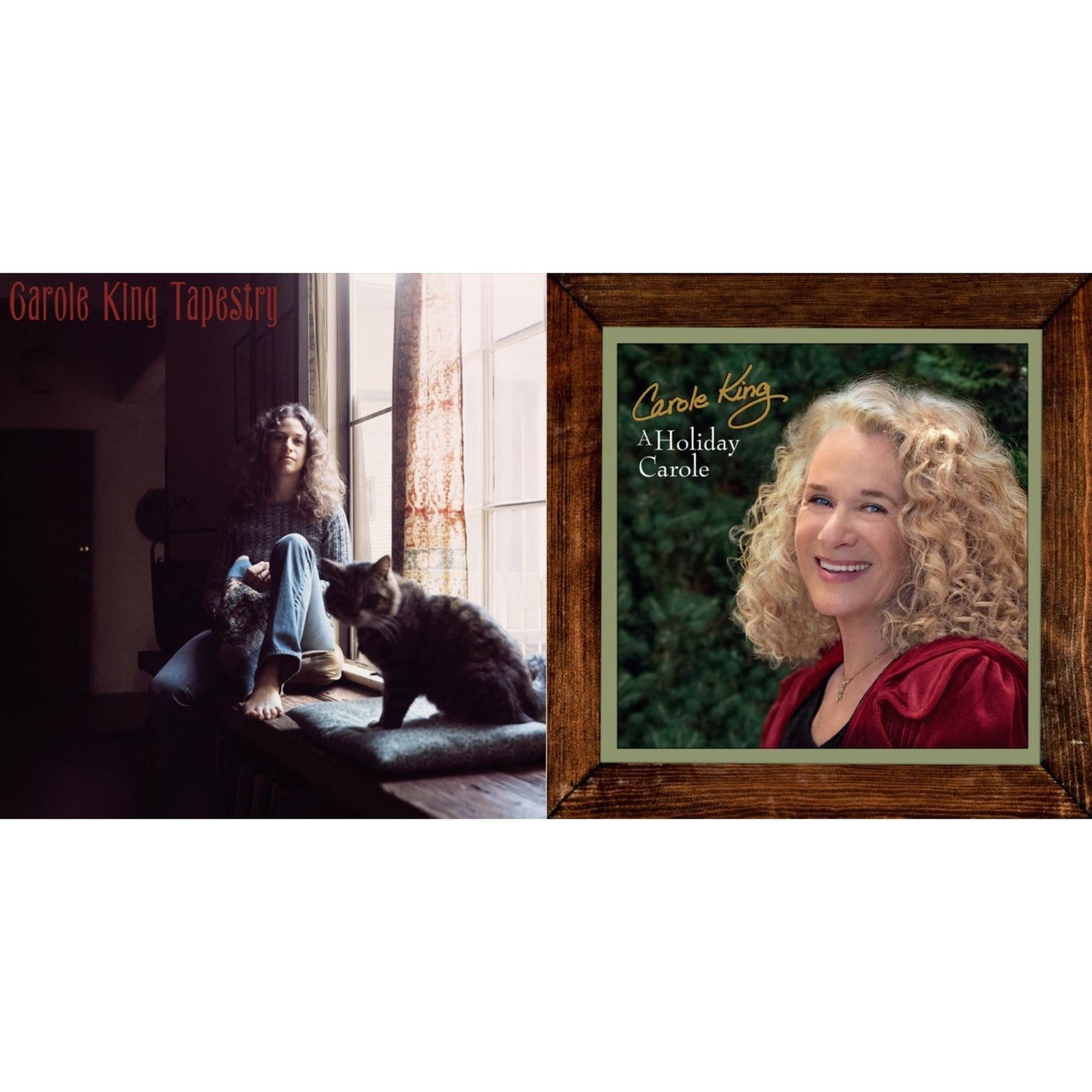 Carole King - Tapestry & Holiday Carole - LP Vinyl Bundle