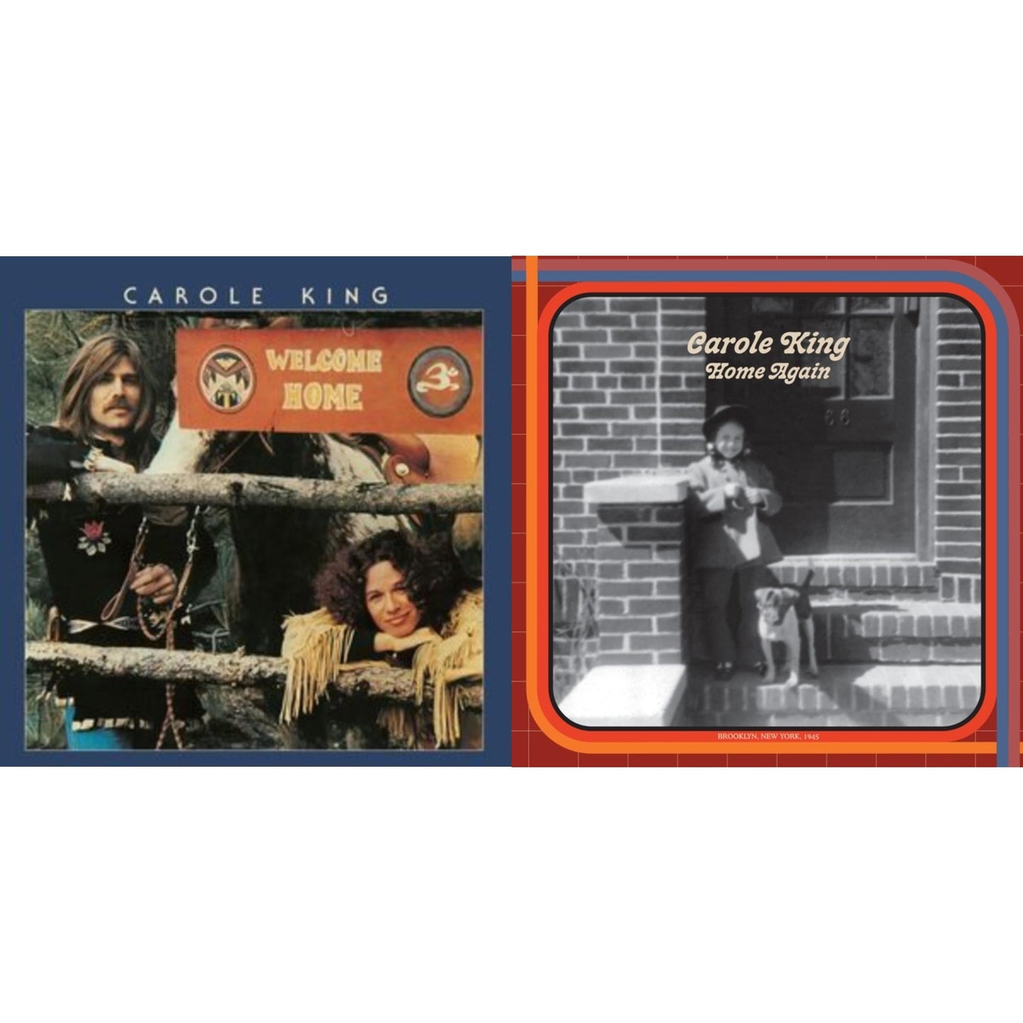Carole King - Home Again (2LP) & Welcome Home (Limited/Flaming Colored LP Vinyl/180G/Gatefold/Numbered)