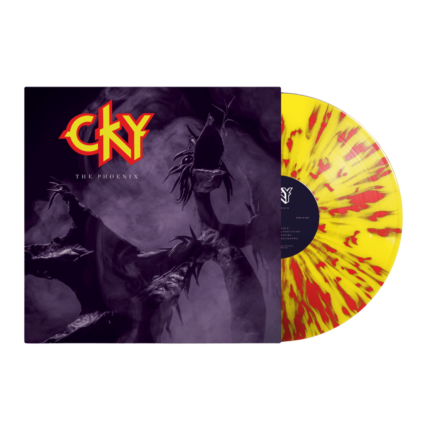 CKY - The Phoenix Yellow w/ Red Splatter Vinyl Record Vinyl Record