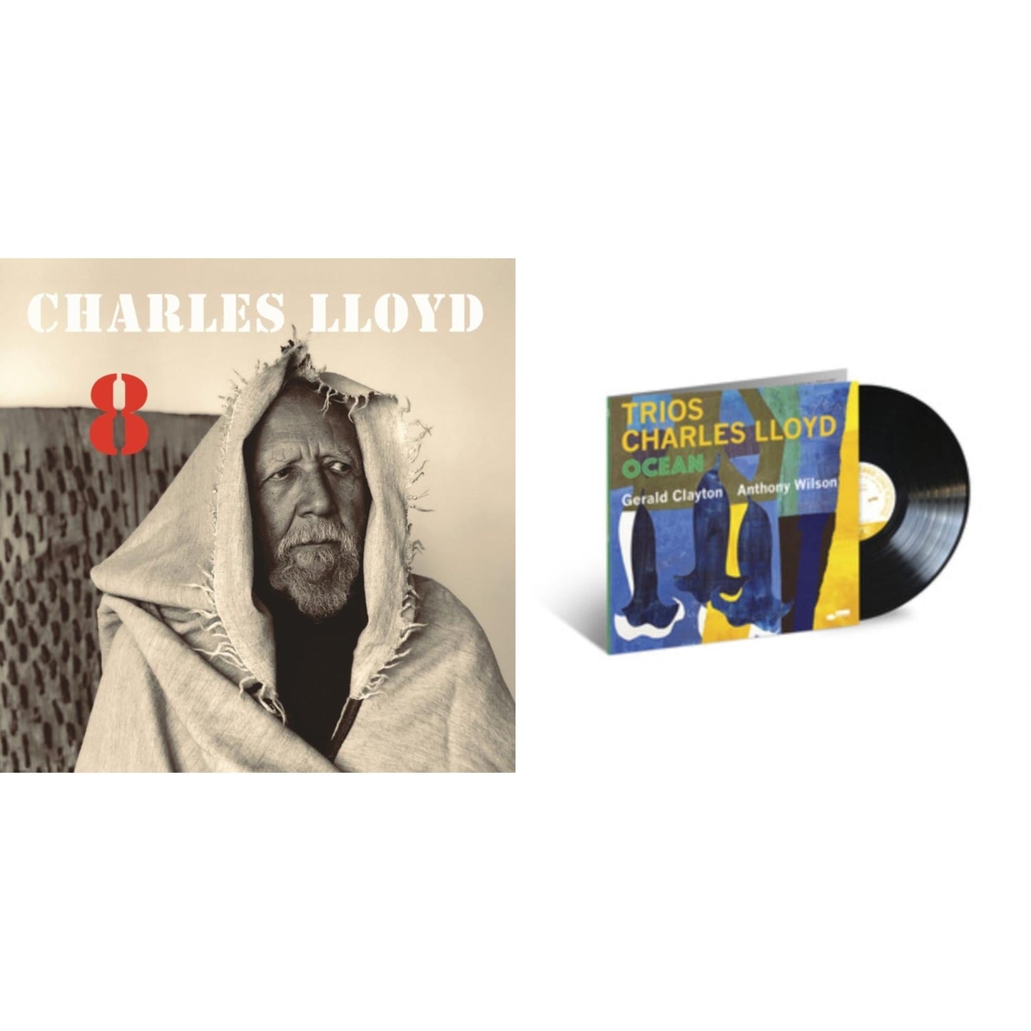 Charles Lloyd - 8: Kindred Spirits (Live From The Lobero) (2LP) & Trios: Ocean