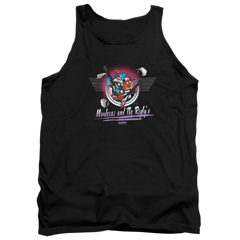The Regular Show Mordecai & The Rigbys Mens Tank Top Shirt Black Officially Licensed