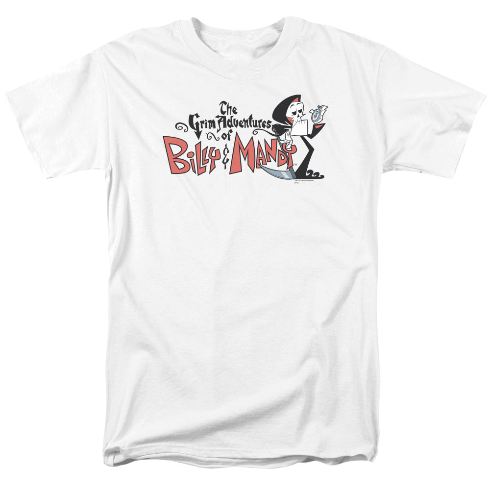 Billy & Mandy Logo Mens T Shirt White