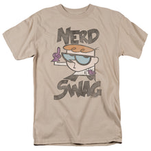 Load image into Gallery viewer, Dexters Laboratory Nerd Swag Mens T Shirt Sand