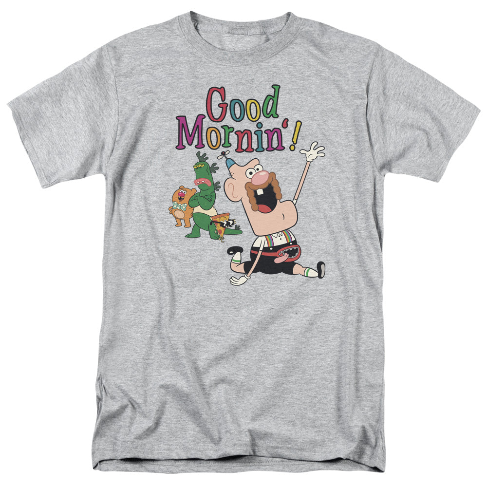 Uncle Grandpa Good Mornin Mens T Shirt Athletic Heather Officially Licensed