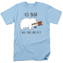 Load image into Gallery viewer, We Bare Bears Take Care Of It Mens T Shirt Light Blue
