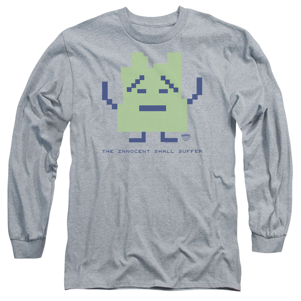 Aqua Teen Hunger Force Inignokt Mens Long Sleeve Shirt Athletic Heather Officially Licensed