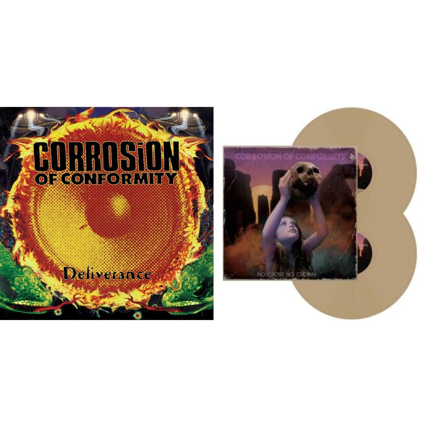 Corrosion Of Conformity - Deliverance (2LP) & No Cross No Crown (Beer LP Vinyl)