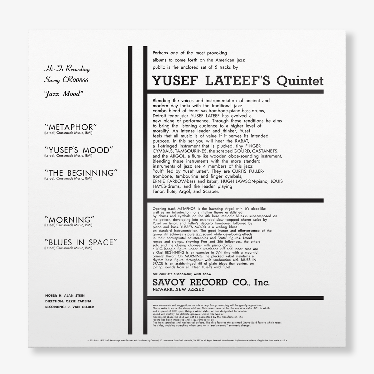 Jazz Mood (Original Jazz Classics Series) (180g LP) Vinyl Record
