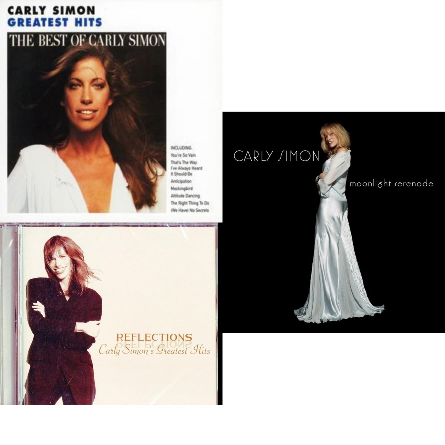 Carly Simon - Best Of ... & Reflections: Carly Simon's Greatest Hits & Moonlight Serenade - CD Bundle