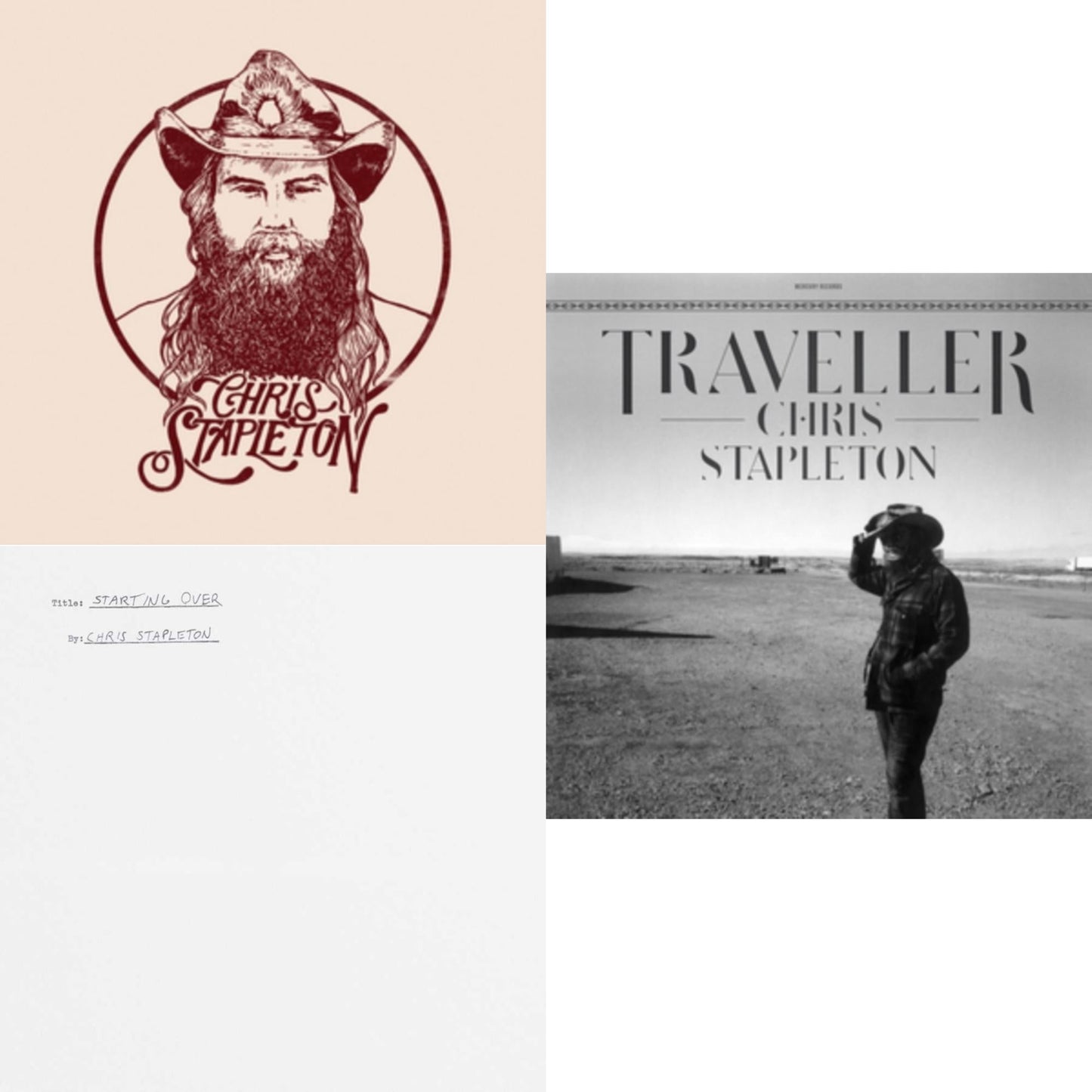 Chris Stapleton - Starting Over (2LP/180G) & Traveller & From A Room: Vol.1