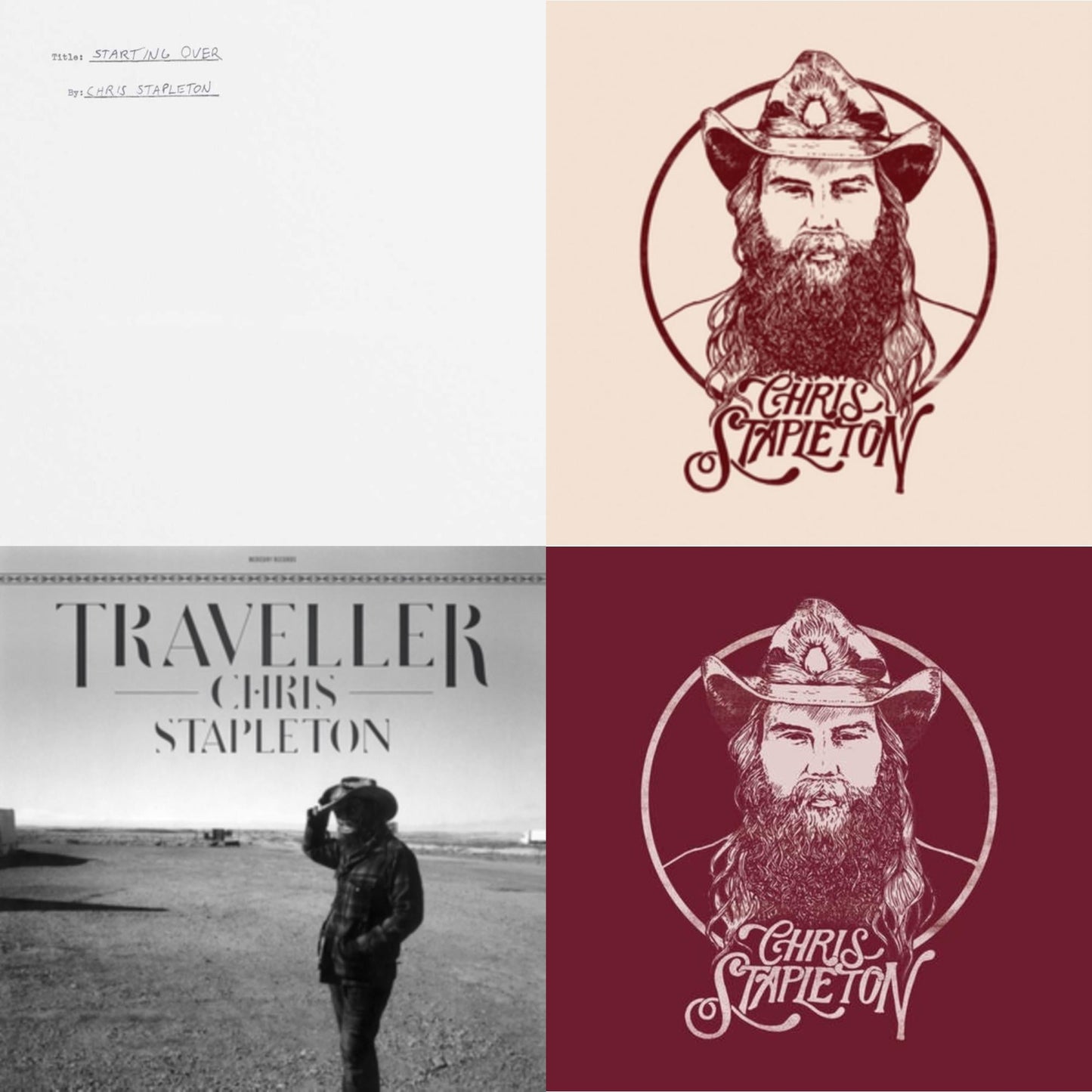 Chris Stapleton - Starting Over (2LP/180G) & Traveller & From A Room: Vol.1 & From A Room: Volume 2