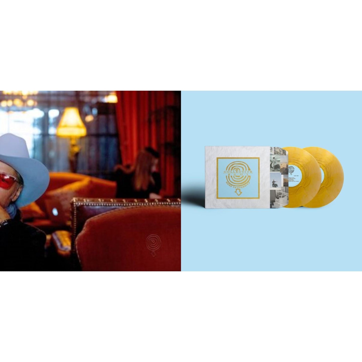 Collective Soul - Vibrating & Here To Eternity - LP Vinyl Bundle