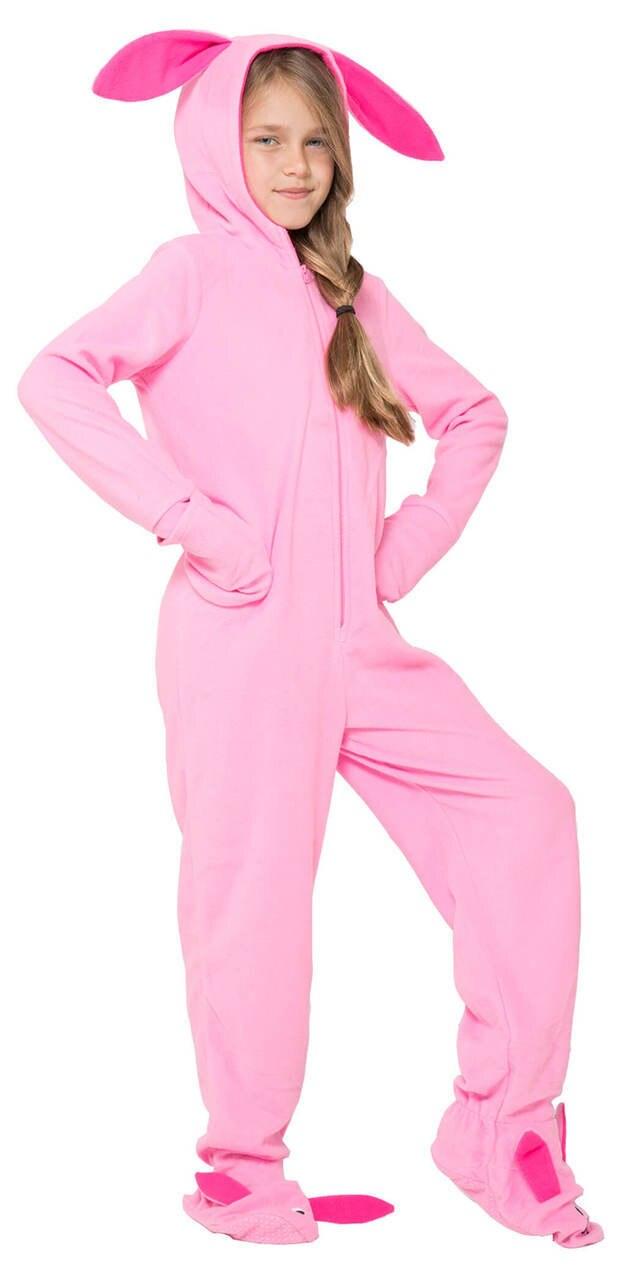A Christmas Story Pink Bunny Children Pajamas Suit