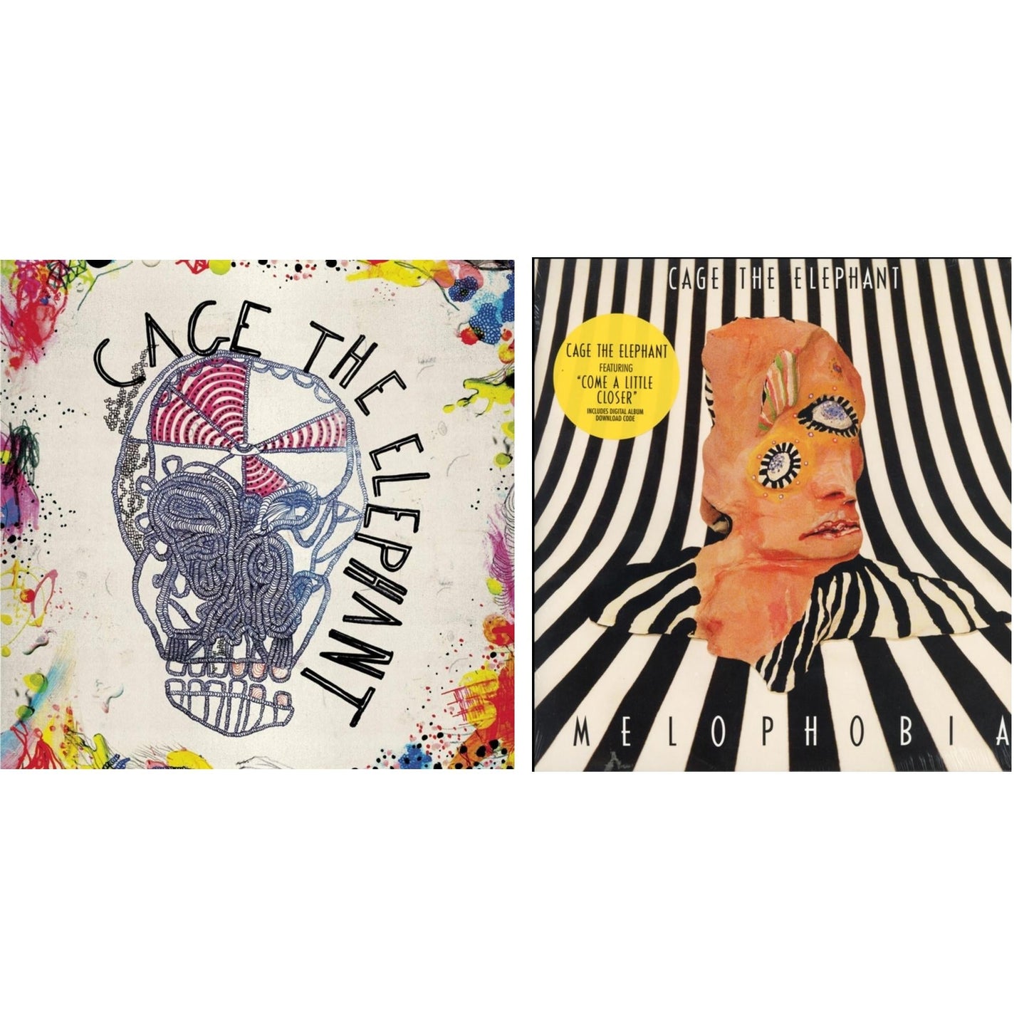 Cage The Elephant - Cage The Elephant (180G) & Melophobia (180G/Dl Card) - LP Vinyl Bundle