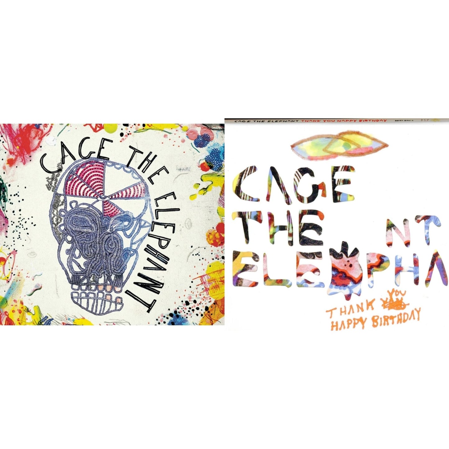 Cage The Elephant - Cage The Elephant & Thank You Happy Birthday - CD Bundle