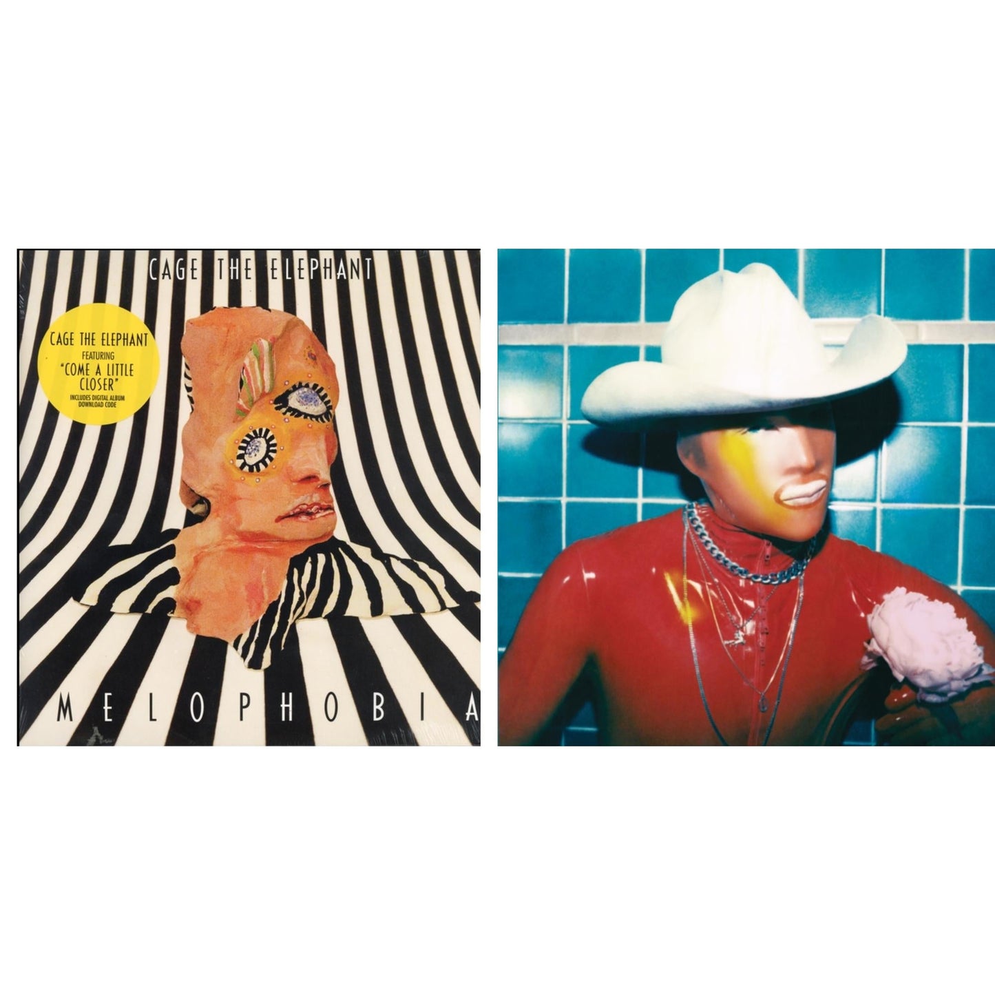 Cage The Elephant - Social Cues (140G/Dl Insert) & Melophobia (180G/Dl Card) - LP Vinyl Bundle
