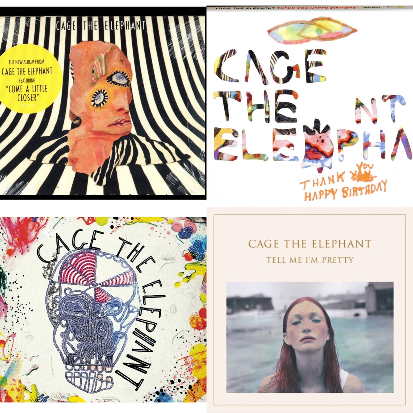 Cage The Elephant - Melophobia & Thank You Happy Birthday & Cage The Elephant & Tell Me I'm Pretty - CD Bundle
