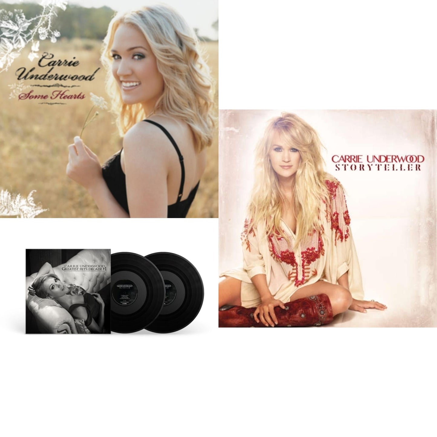 Carrie Underwood - Some Hearts (2LP) & Greatest Hits: Decade #1 (2LP) & Storyteller (2LP/150G/Gatefold)