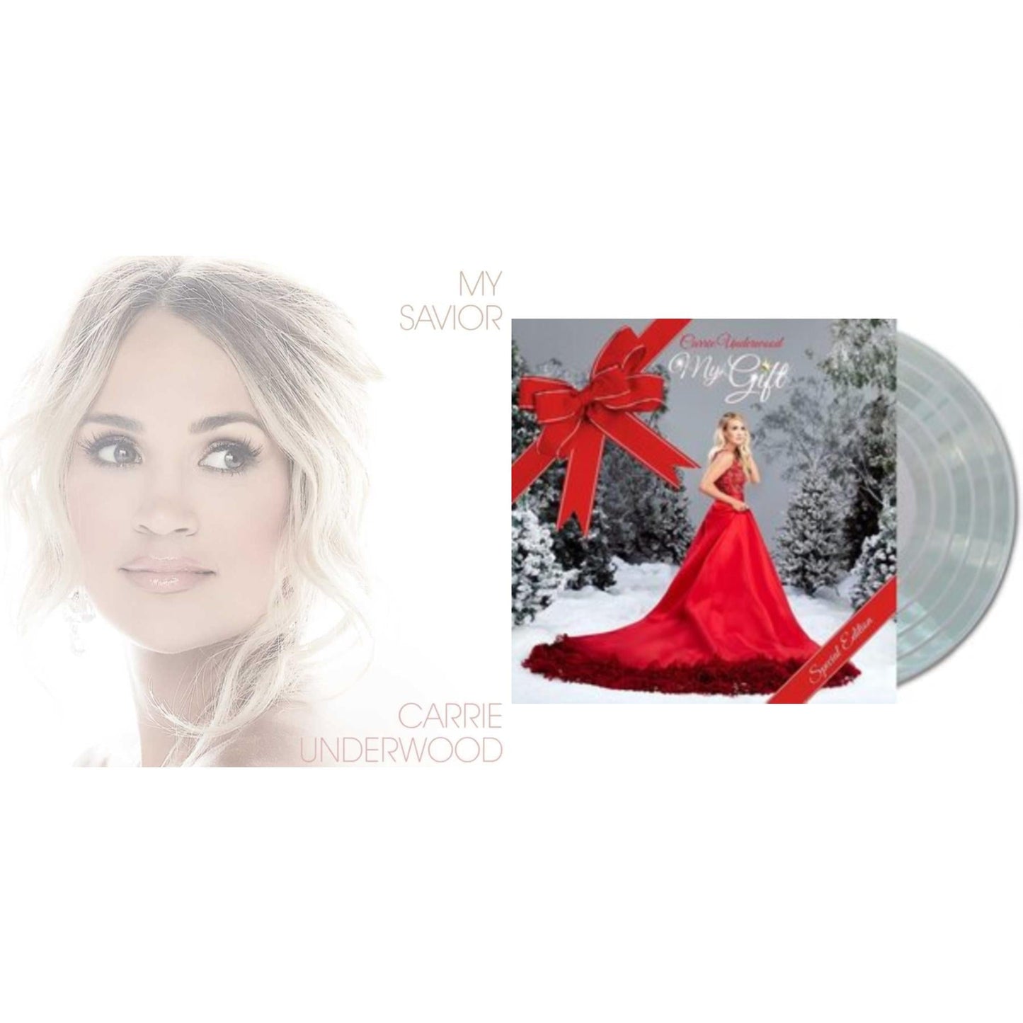 Carrie Underwood - My Savior (White Vinyl/2LP) & My Gift (Special Edition) (Crystal Clear Vinyl/2LP)